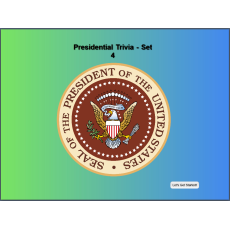 Presidential Trivia - Set 4 - MC