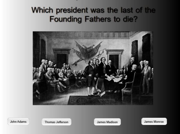 Presidential Trivia - Set 1 - Multiple Choice - Image 2